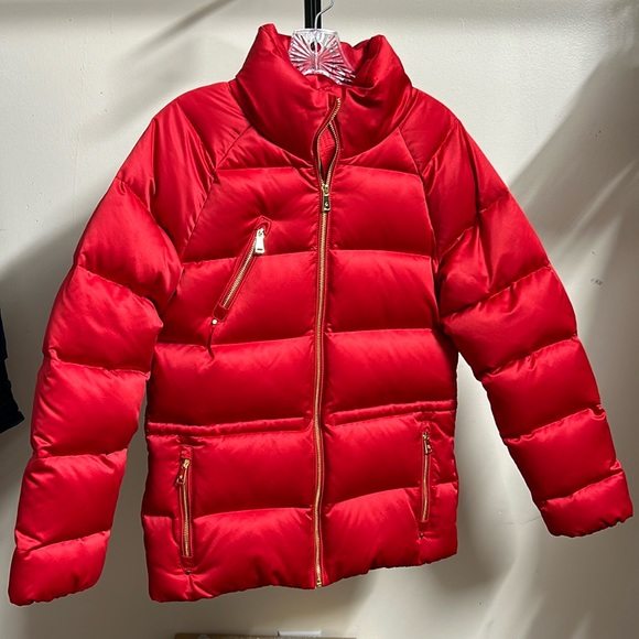Lauren Ralph Lauren Satin Down Puffer Coat - Picture 1 of 3